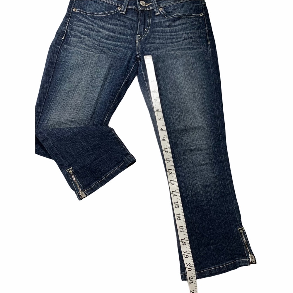 Levi’s Sz 3M Jeans 535 Crop Ankle Zip Legging - Picture 9 of 10